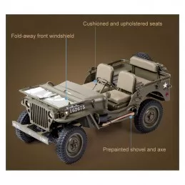 Jeep Willys 1941 MB Scaler 1/6 RTR Roc Hobby Roc Hobby ROC001RS - 14