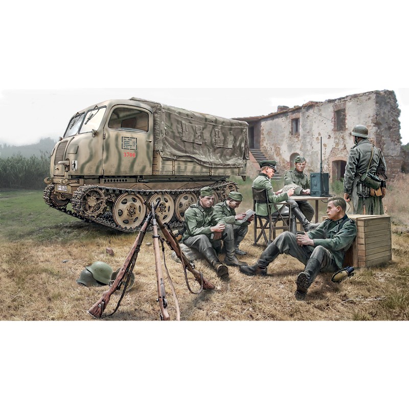 Steyr RSO/01 vehicle and German Soldiers 1/35 Italeri Italeri I6549 - 1
