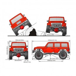 Outback Fury XC Crawler 4WD Yellow 1/16 RTR FTX FTX FTX5592Y - 2