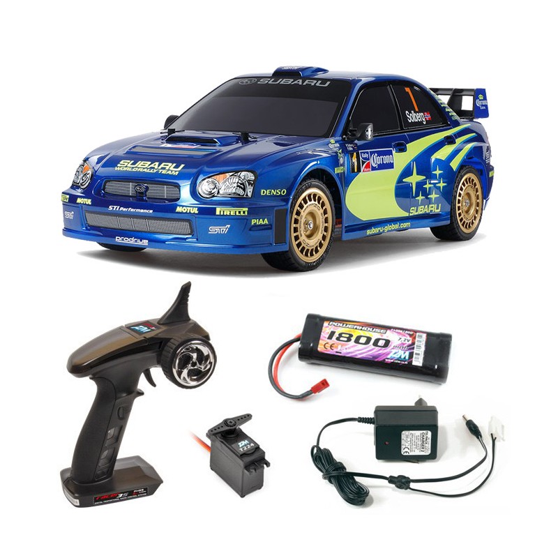 Subaru Impreza Mexico 04 TT01E Kit RTR Combo Tamiya Tamiya 47372L - 1