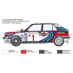Lancia Delta HF Integrale 1/12 Italeri Italeri I4709 - 5