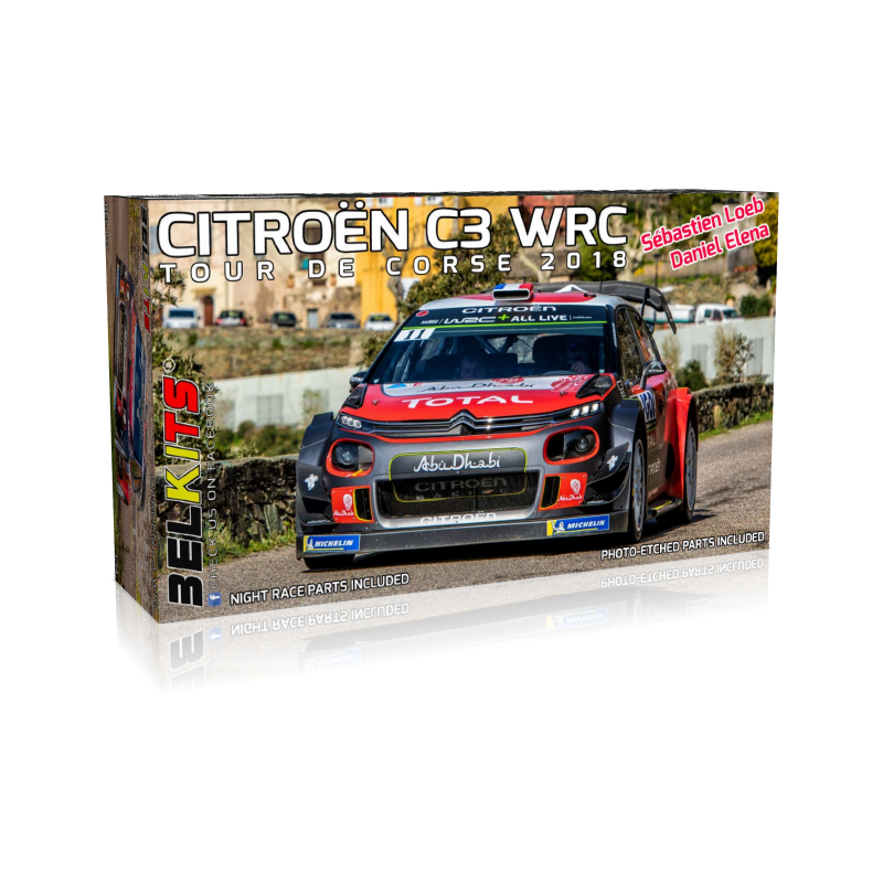 Citroën C3 WRC Tour de Corse 2018 1/24 BelKits  BEL017 - 1