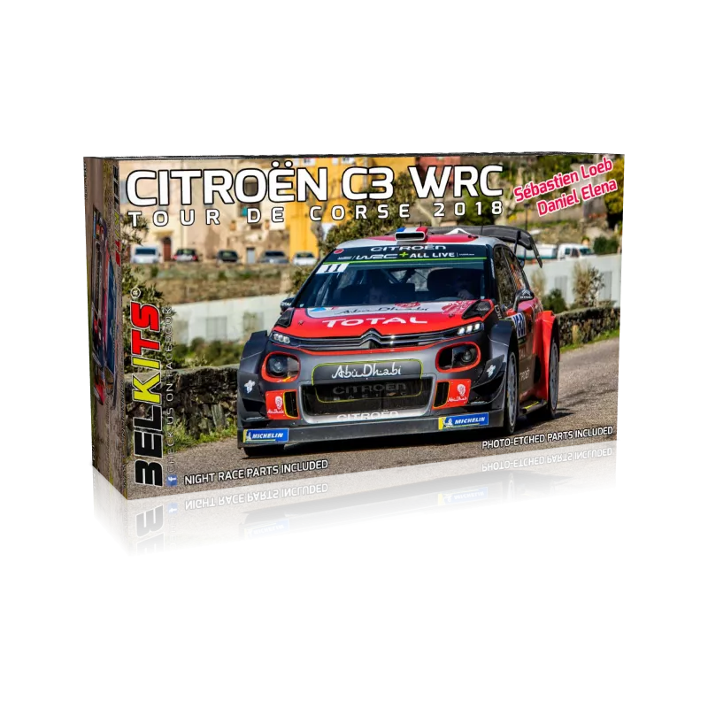 Citroën C3 WRC Tour de Corse 2018 1/24 BelKits  BEL017 - 1