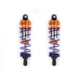 Orange aluminum shock absorbers 95mm (2) T2M T2M T422550O - 1