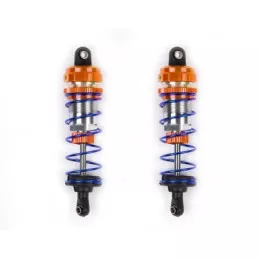 Orange aluminum shock absorbers 95mm (2) T2M T2M T422550O - 1