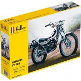 Motorcycle Yamaha TY 125 1/8 Heller Heller HEL-80902 - 1