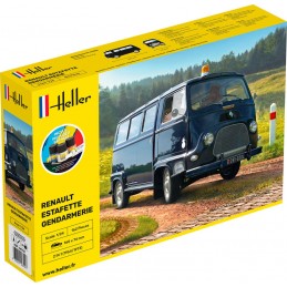 Renault Estafette Gendarmerie 1/24 Heller + glue and paints Heller HEL-56742 - 1