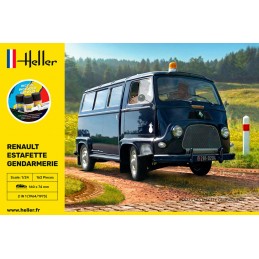 Renault Estafette Gendarmerie 1/24 Heller + colle et peintures Heller 56742 - 2