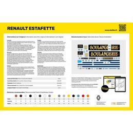 Renault Estafette 1/24 Heller + glue and paints Heller HEL-56743 - 3