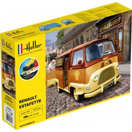 Renault Estafette 1/24 Heller + colle et peintures Heller HEL-56743 - 1