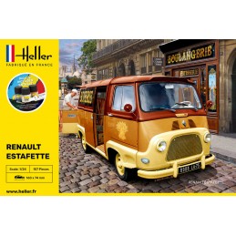 Renault Estafette 1/24 Heller + colle et peintures Heller HEL-56743 - 2