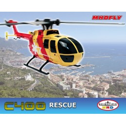 Hélicoptère C400 Rescue Bipale RTF MHD Scientific-MHD Z706102 - 7