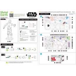 Premium Series C-3PO Star Wars Metal Earth Metal Earth ICX229 - 5