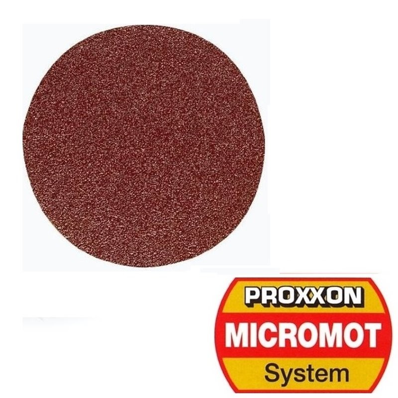 Corundum abrasive disc for LHW Proxxon - Grain 80 (x12) Proxxon PRX-28549 - 1