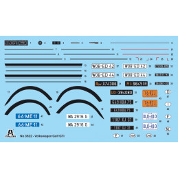 VW Golf GTI Série 1 1976-78 1/24 Italeri Italeri I3622 - 3