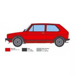 VW Golf GTI 1 Series 1976-78 1/24 Italeri Italeri I3622 - 4