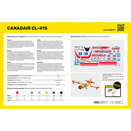 Canadair CL-415 1/72 Heller + glue and paints Heller 56370 - 3