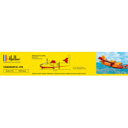 Canadair CL-415 1/72 Heller + glue and paints Heller 56370 - 4