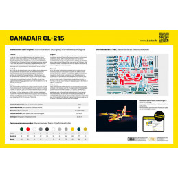 Canadair CL-215 1/72 Heller + colle et peintures Heller HEL-56373 - 3