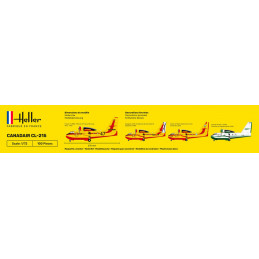 Canadair CL-215 1/72 Heller + colle et peintures Heller HEL-56373 - 4