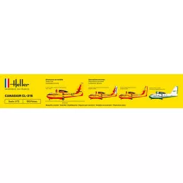 Canadair CL-215 1/72 Heller + glue and paints Heller HEL-56373 - 4