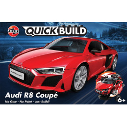 Audi R8 Coupé rouge - Quick Build Airfix Airfix J6049 - 1