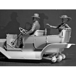 Ford Model T 1911 Touring avec personnages US 1/24 ICM  24025 - 6