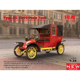 Renault AG 1910 Taxi Parisien 1/24 ICM  24030 - 1