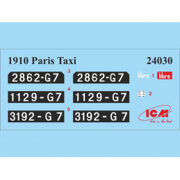 Renault AG 1910 Taxi Parisien 1/24 ICM  24030 - 9