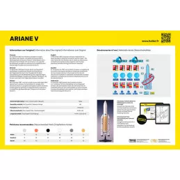 Rocket Ariane 5 1/125 Heller + glue and paints Heller HEL-56441 - 3