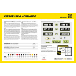 Citroen B14 Normande 1/24 Heller + colle et peintures Heller 56729 - 3