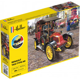 Renault Taxi Type AG 1/24 Heller + colle et peintures Heller HEL-35705 - 1