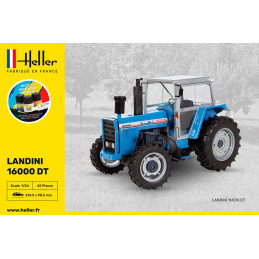 Tractor LANDINI 16000 DT 1/24 Heller + glue and paintsTractor LANDINI 16000 DT 1/24 Heller + glue and paints Heller HEL-57403 - 