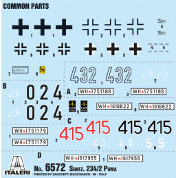 Blindé Sd.Kfz.234/2 Puma 1/35 Italeri Italeri I6572 - 3