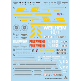 Mercedes G230 Firefighters 1/24 Italeri Italeri I3663 - 3