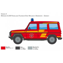 Mercedes G230 Pompiers 1/24 Italeri Italeri I3663 - 4