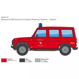 Mercedes G230 Firefighters 1/24 Italeri Italeri I3663 - 6