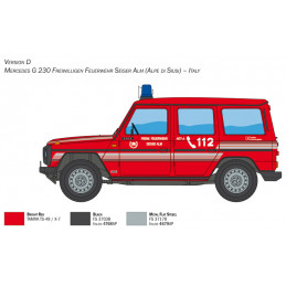 Mercedes G230 Firefighters 1/24 Italeri Italeri I3663 - 7