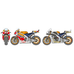 Motorcycle Honda RC213V 2014 Repsol 1/12 Tamiya Tamiya 14130 - 11