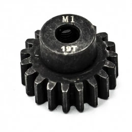Pignon moteur 19T 1/8 5mm module 1 Konect Konect KN-180119 - 1