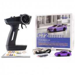 Micro Sport violette 1/76 RTR Turbo Racing Turbo Racing TB-C72 - 4