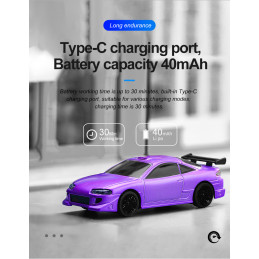 Micro Sport violette 1/76 RTR Turbo Racing Turbo Racing TB-C72 - 8