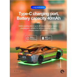 Micro Sport grise 1/76 RTR Turbo Racing Turbo Racing TB-C73 - 9