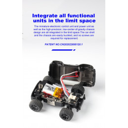 Micro Monster Truck yellow 1/76 RTR Turbo Racing Turbo Racing TB-C81-YE - 8