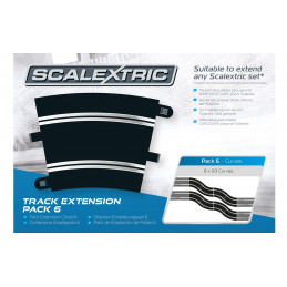 Pack Extension 6, curve 22.5° (x8) circuit 1/32 Scalextric Scalextric C8555 - 1
