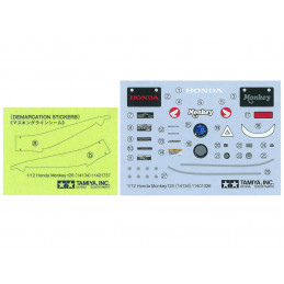 Moto Honda Monkey 125 1/12 Tamiya Tamiya 14134 - 9