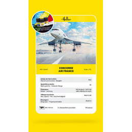 Concorde Air France 1/72 Heller + glue and paints Heller HEL-56469 - 5