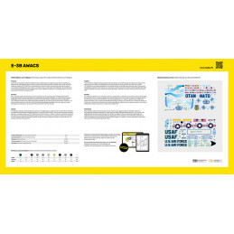 Aircraft E-3B Awacs 1/72 Heller Heller 80308 - 3