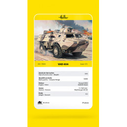 Vehicle VAB 4x4 1/72 Heller Heller HEL-79898 - 5