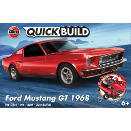 Ford Mustang GT 1968 - Quick Build Airfix Airfix J6035 - 1